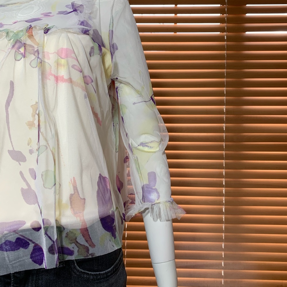 Sweet Pastel Ruffle Blouse - Picture 3 of 6